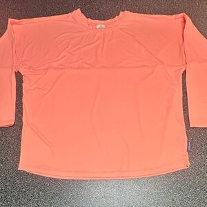 Spirit Girls Vibrant Coral Long Sleeve Top